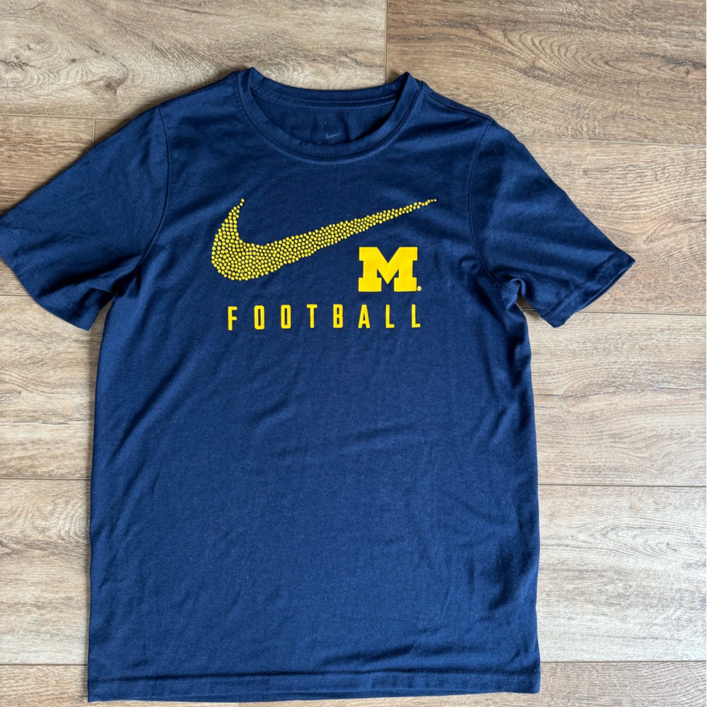 Nike Michigan Wolverines Dri-Fit Football Short Sleeve T-Shirt